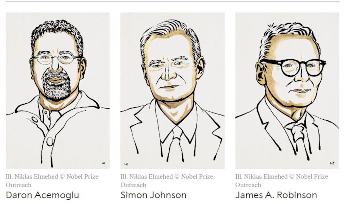 El privilegio de trabajar con los premios Nobel de Economía: Acemoglu, Johnson y Robinson