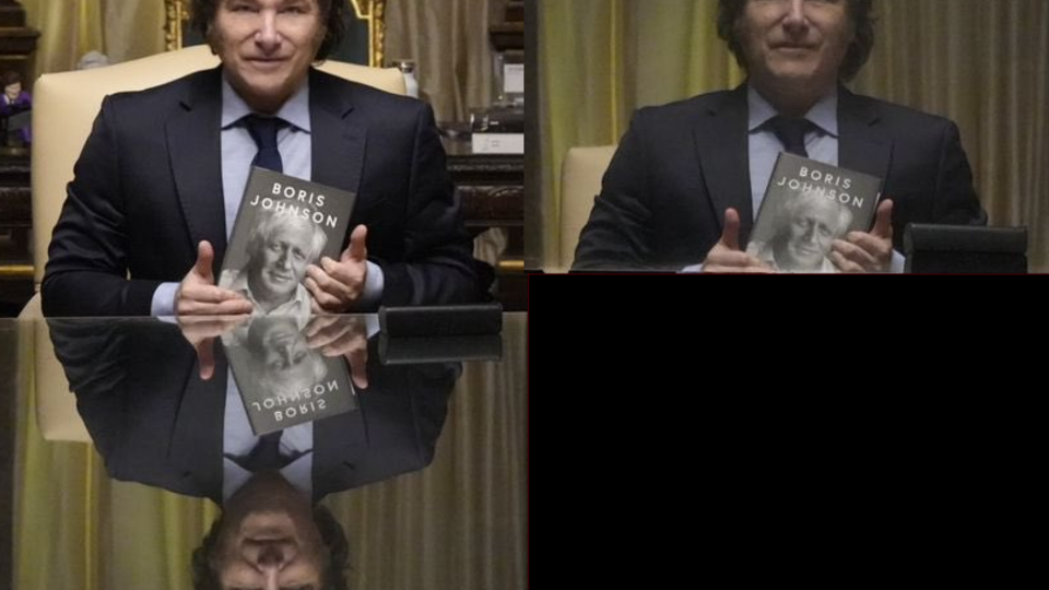 Espejito, espejito, quién es el presidente más lindo | En Casa Rosada retocaron la imagen de Milei pero un reflejo les jugó una mala pasada