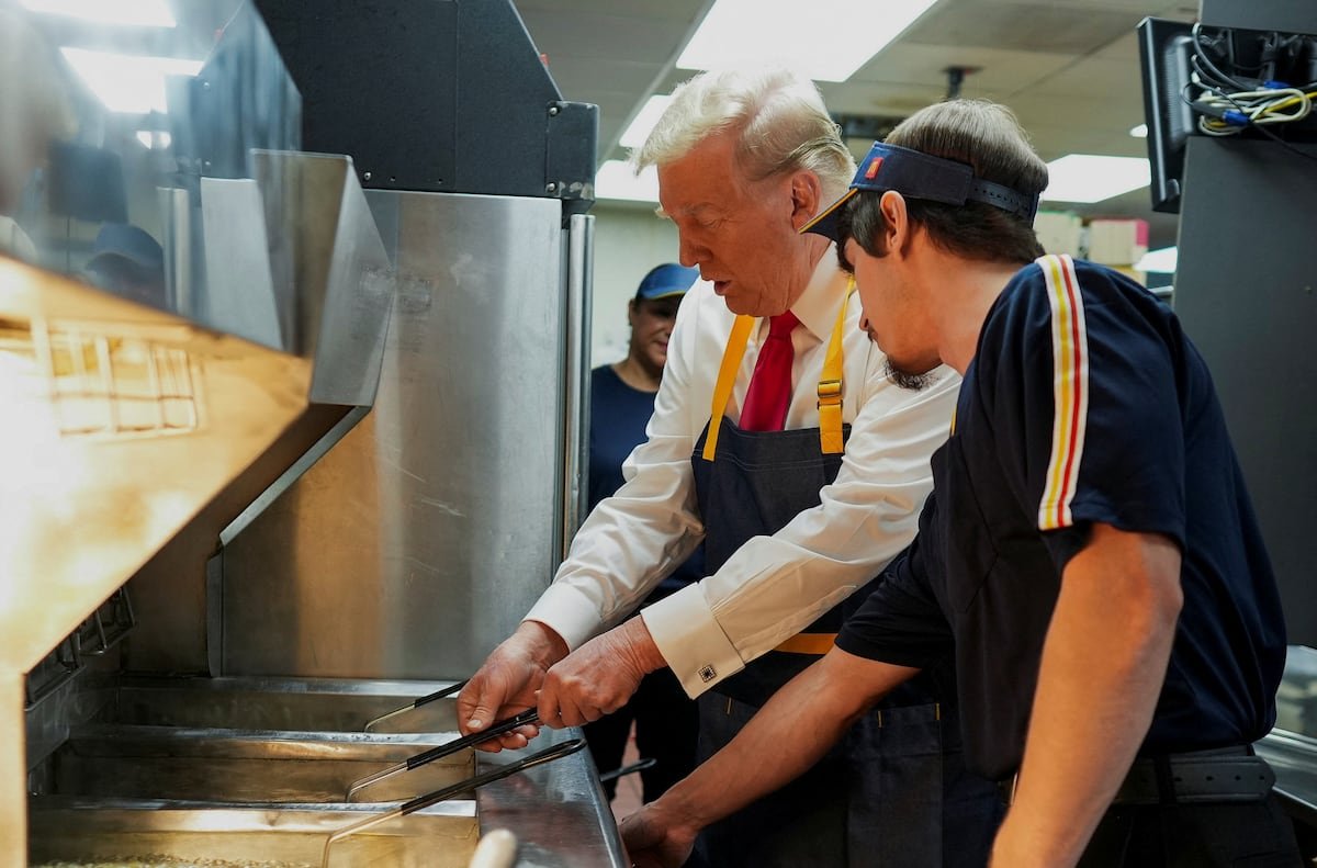 Freír patatas en McDonald’s, la insólita parada de Trump en el camino hacia la Casa Blanca | Elecciones USA