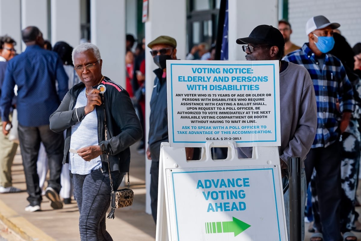 La participación en las elecciones de Estados Unidos pulveriza récords el primer día de voto en Georgia | Elecciones USA