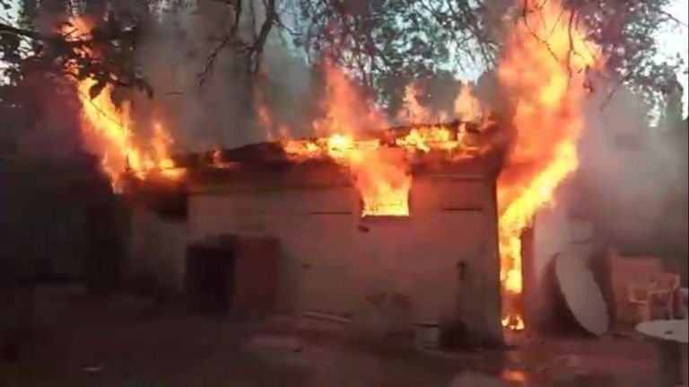 Violento incendio puso en peligro la vida de los abuelos en un geriátrico
