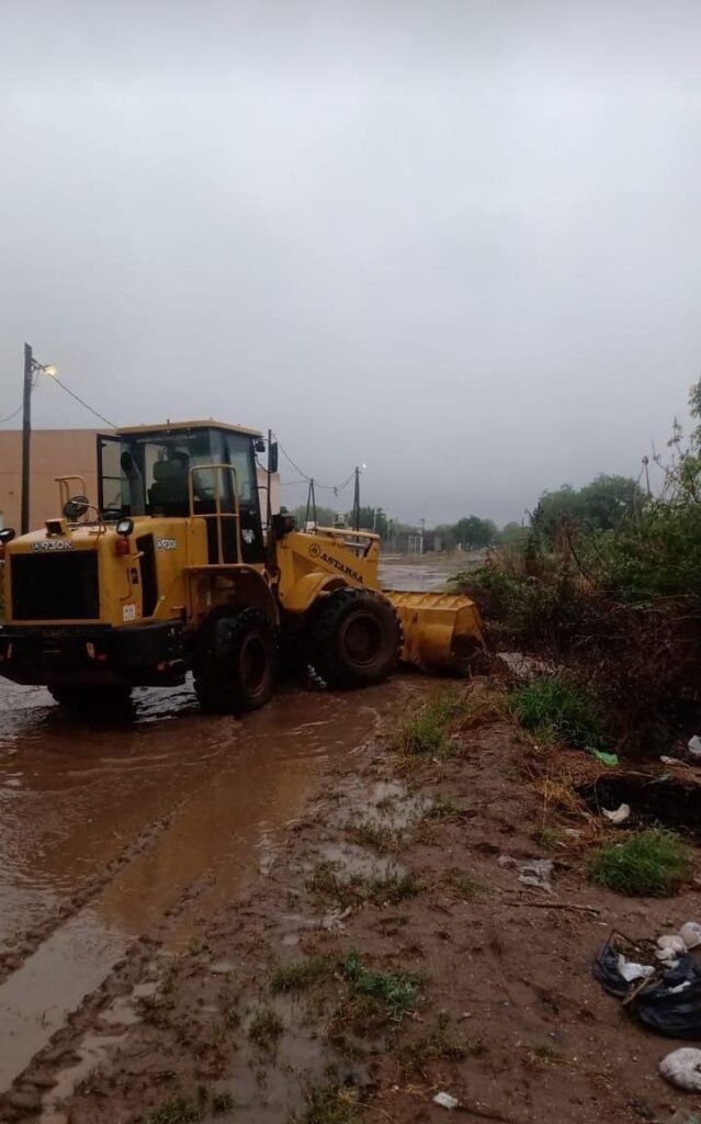 El municipio desplegó un amplio operativo por las intensas lluvias