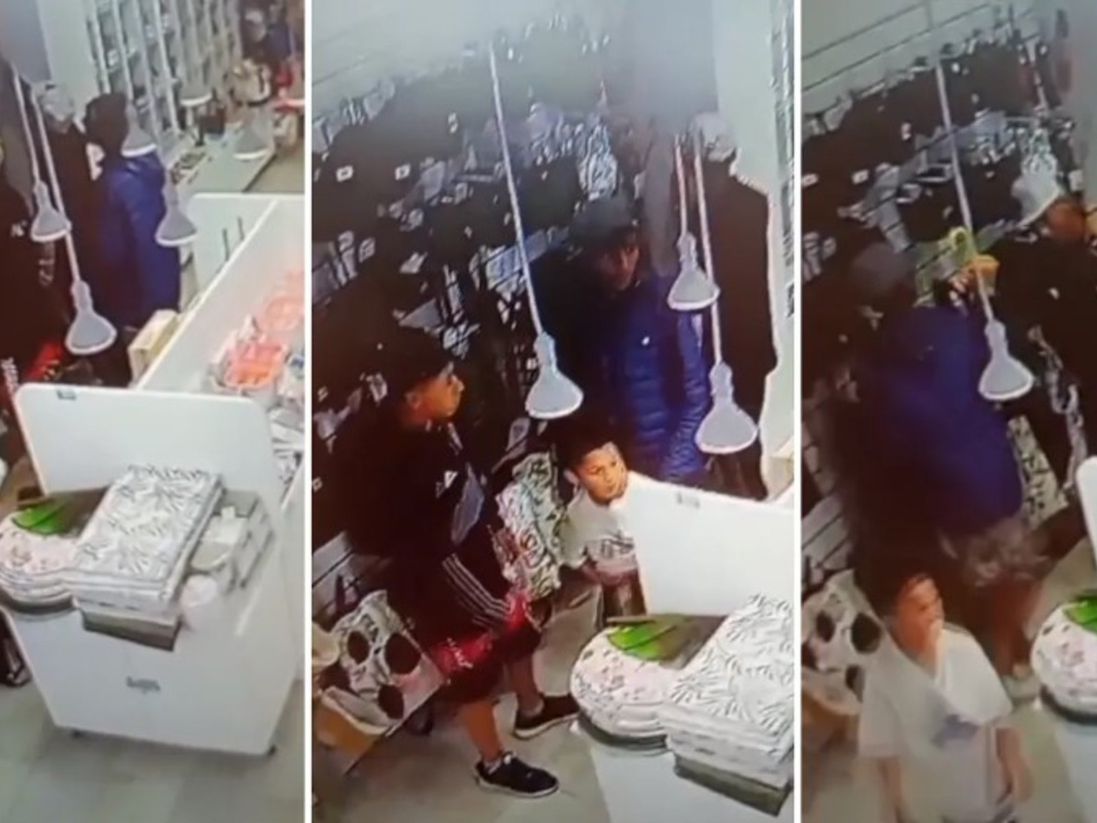cómo un grupo de chicos de entre 10 y 15 años saqueó un negocio en La Plata