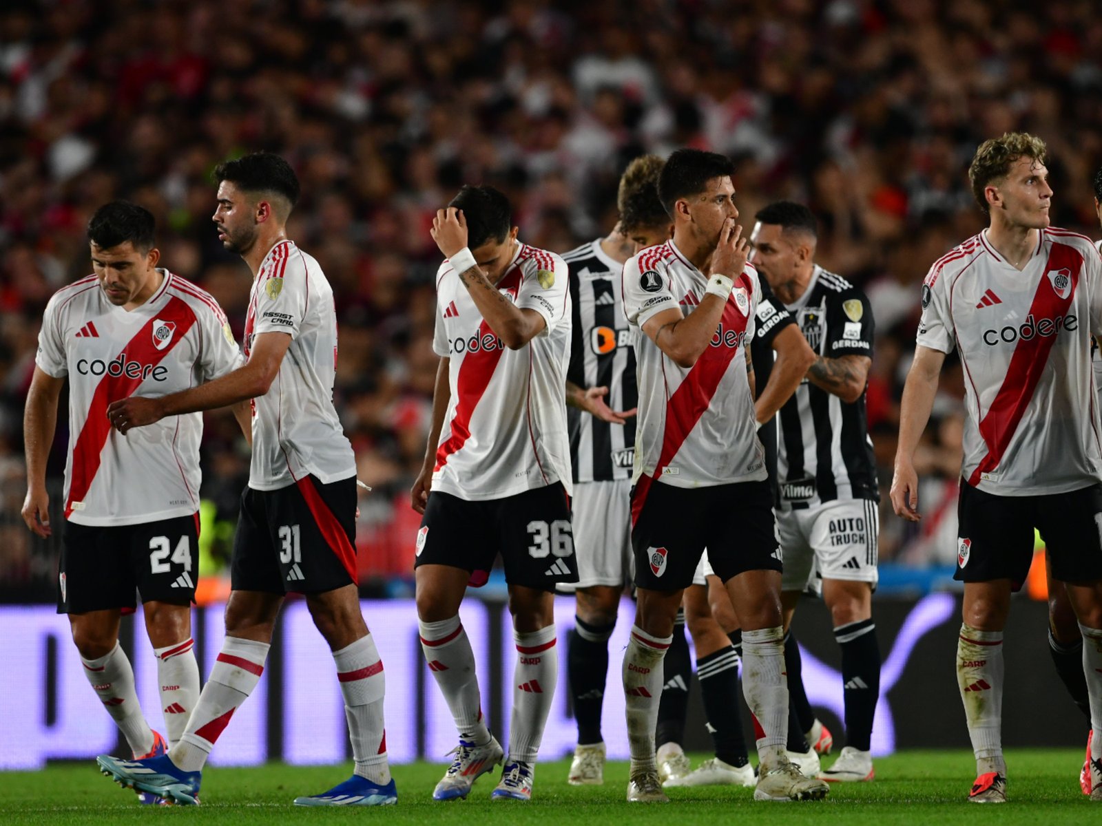 el equipo de Gallardo no tuvo mística a pesar del histórico recibimiento ante Atlético Mineiro