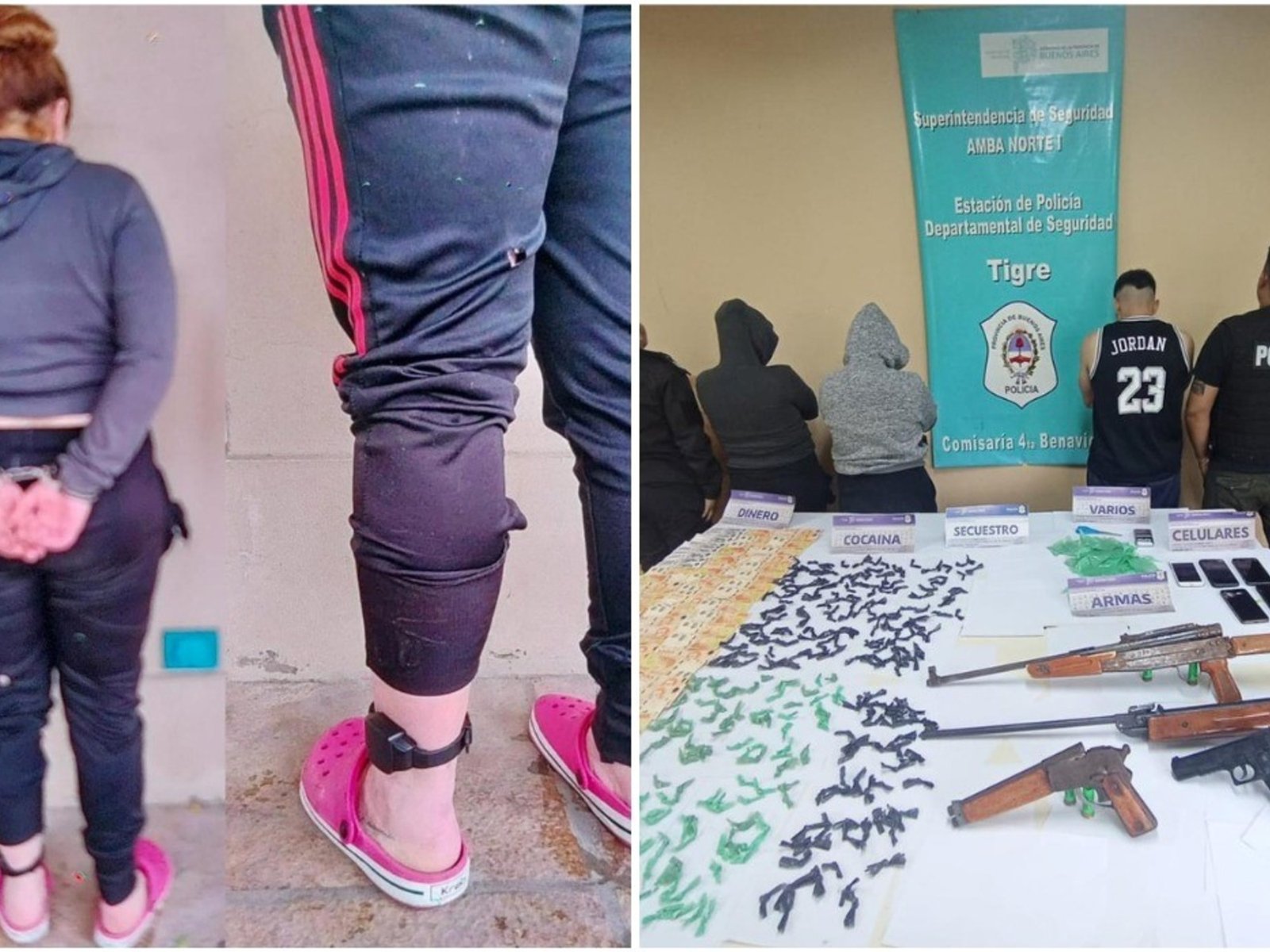 la líder tiene 25 años y cumplía prisión domiciliaria