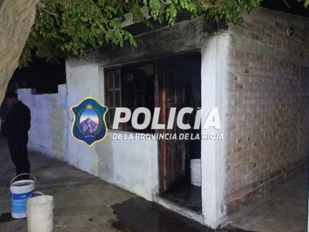 Una vivienda se incendió en Chepes y provocó pérdidas totales