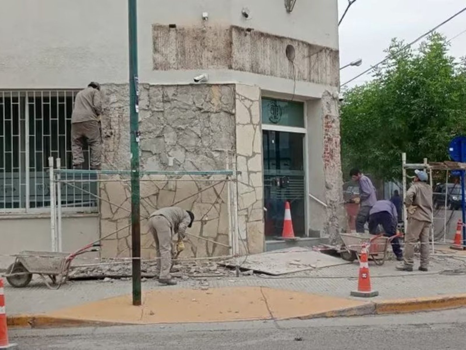 Destruyeron fósiles marinos de 400 millones de años por la remodelación de la sucursal de un banco