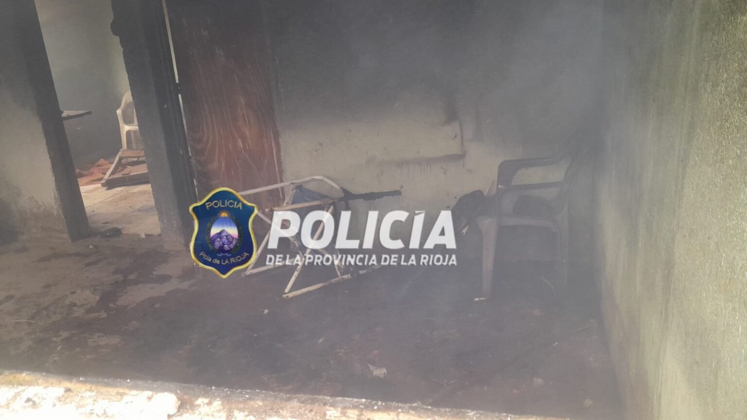 Pavoroso incendio en una vivienda dejó sólo daños materiales