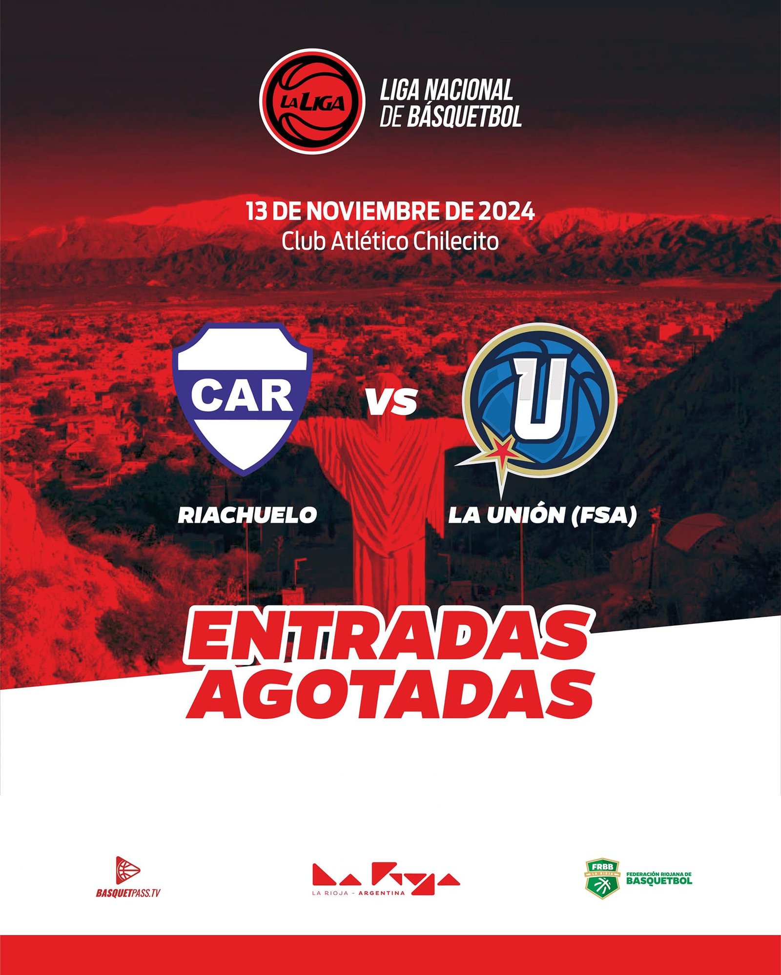 CON ENTRADAS AGOTADAS RIACHUELO HACE DE LOCAL EN CHILECITO 💢💢