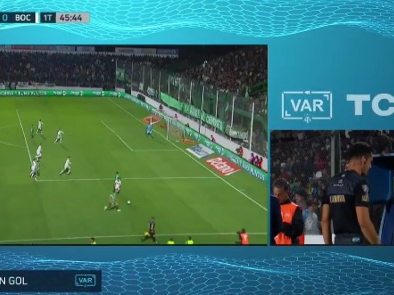 Casi dos días después, se reveló el audio del VAR del gol anulado a Sarmiento frente a Boca
