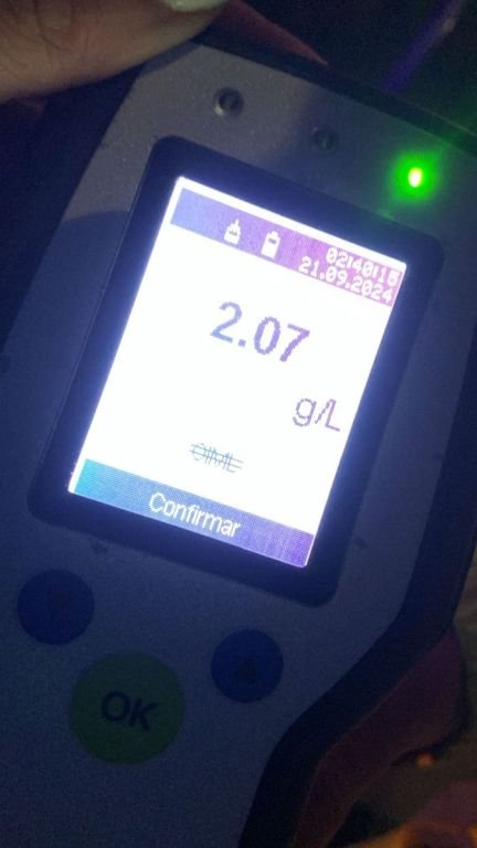 Conductor alcoholizado en Av. Rivadavia y Patagonia