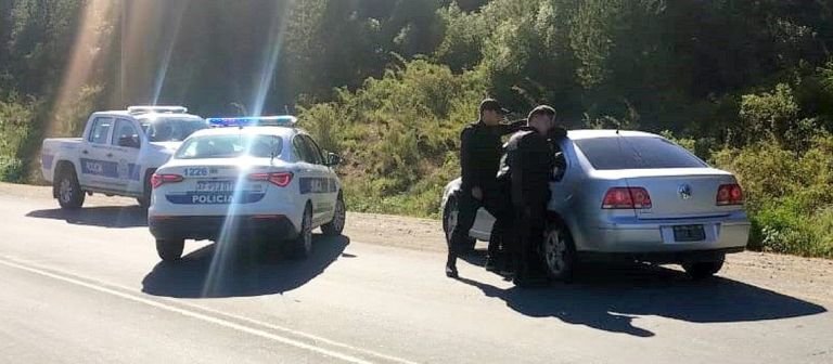 Delincuente comodorense detenido en Lago Puelo en un auto de alta gama
