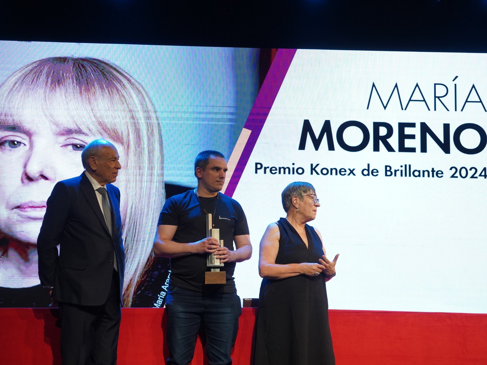 El Konex de Brillante fue para María Moreno en una fiesta de las letras y la cultura
