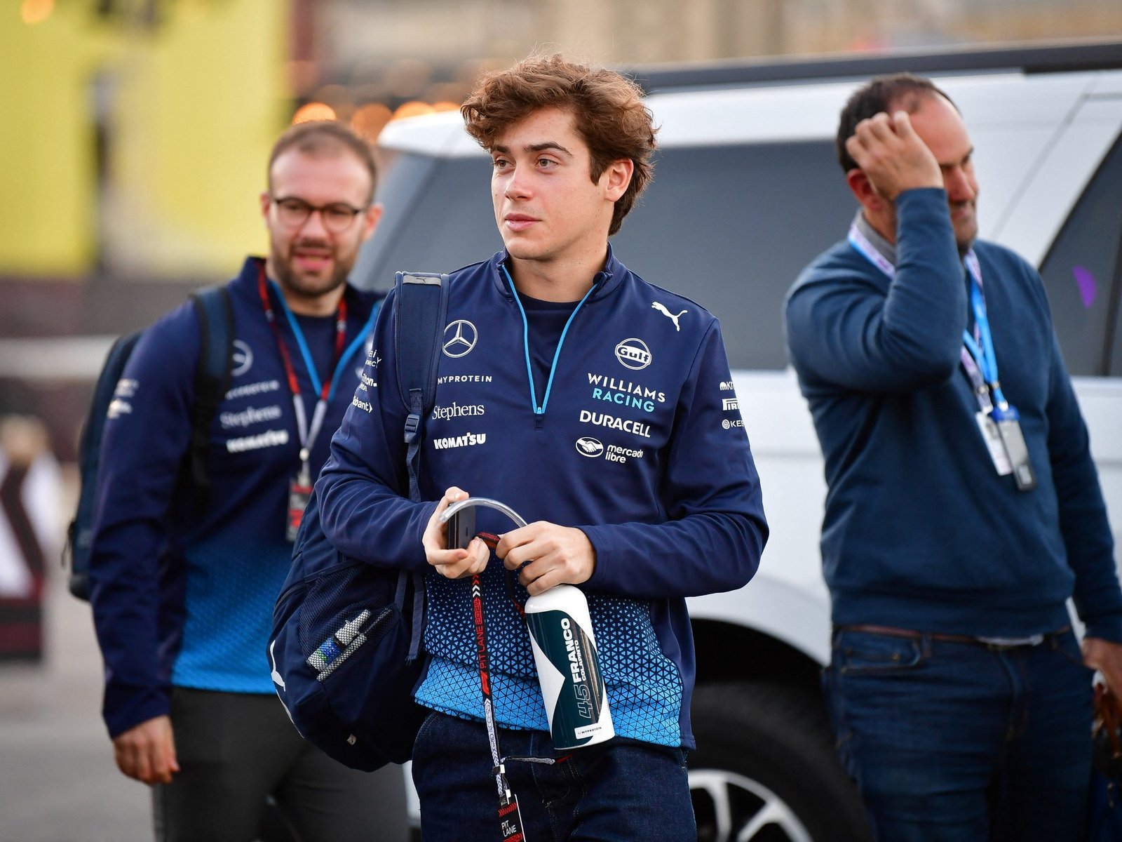 El divertido comentario de Franco Colapinto tras su primera salida en el Gran Premio de Las Vegas de F1: “Había olor a porro”