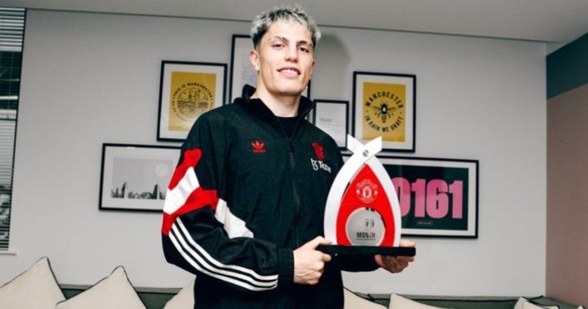 El nuevo premio que ganó Alejandro Garnacho en el Manchester United :: Olé
