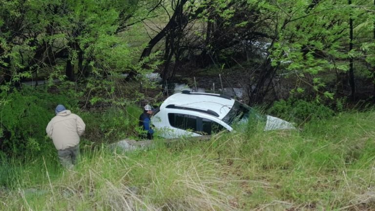Esquel: Despiste vehicular en Ruta Provincial Nro. 72