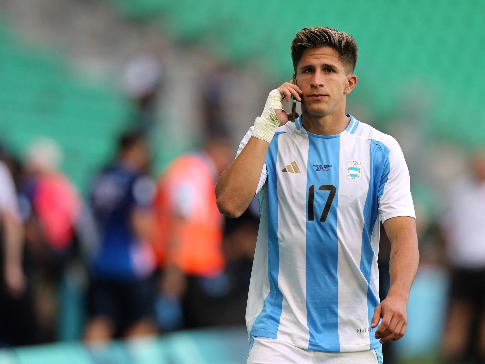 Giuliano Simeone fue citado de urgencia por Lionel Scaloni después de que Nahuel Molina fuera desafectado