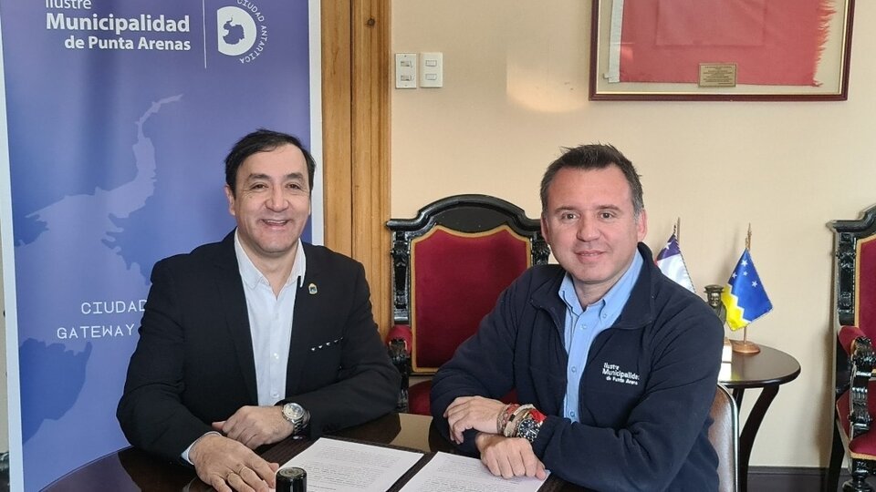 Grasso y Radonich pusieron en valor el Tratado de Paz y Amistad firmado por Chile y Argentina hace 40 años | El intendente de Río Gallegos y el alcalde de Punta Arenas