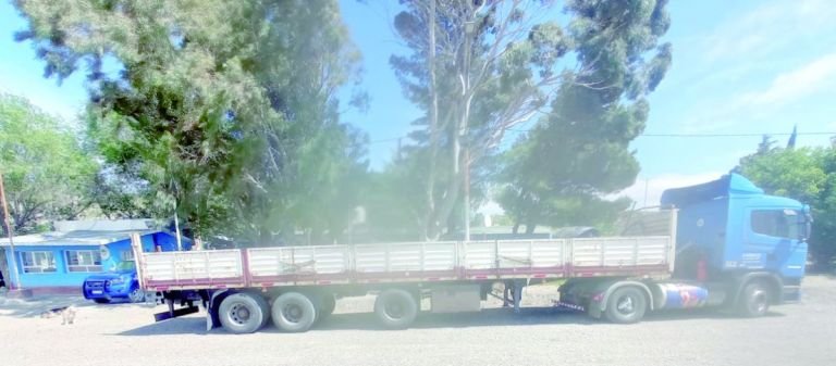 Incautan camión con caños tubing sin documentación en Ramón Santos