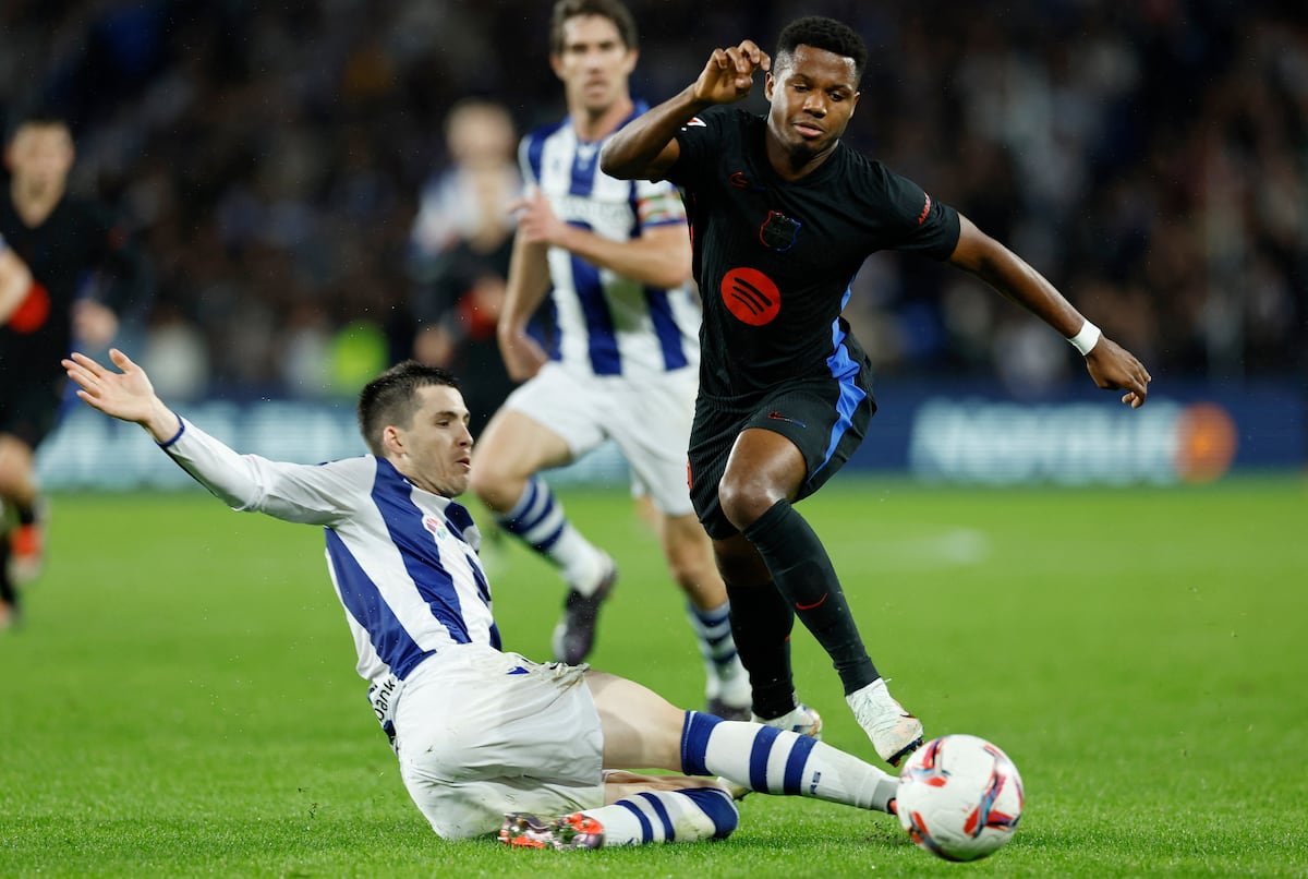 La Real brilla ante un Barcelona sin Lamine | Fútbol | Deportes