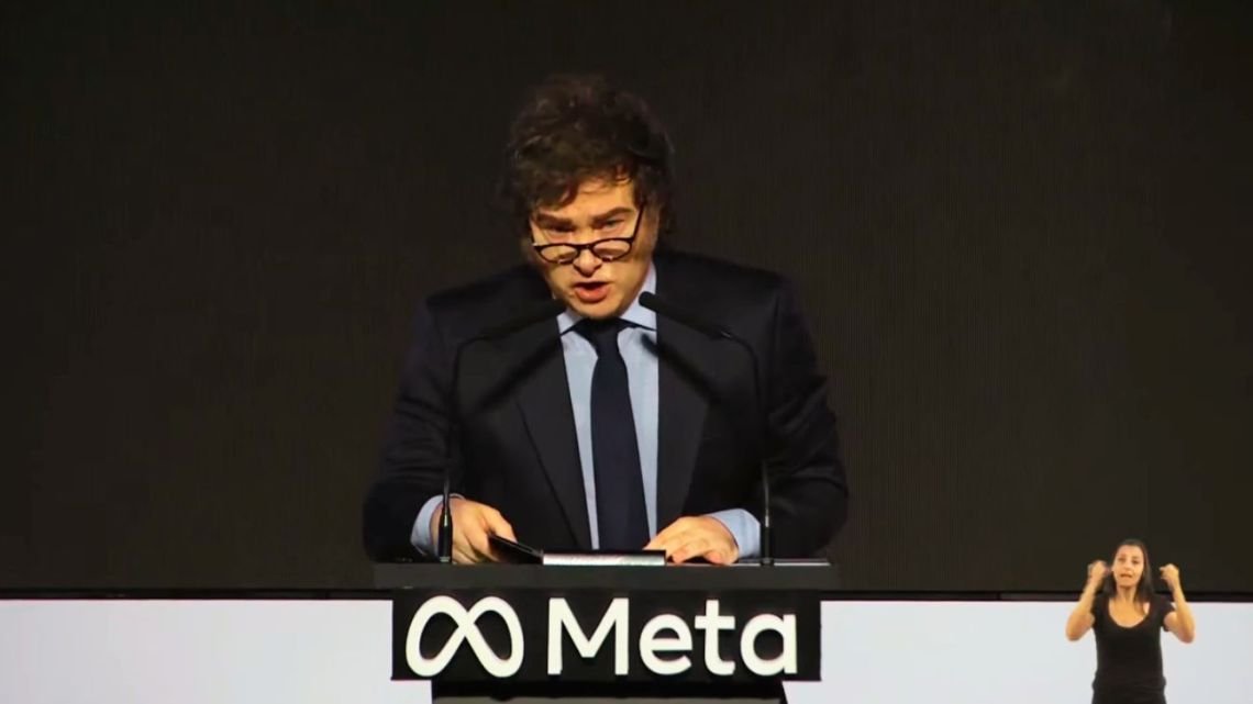 La buena noticia que le dio Mark Zuckerberg a Javier Milei