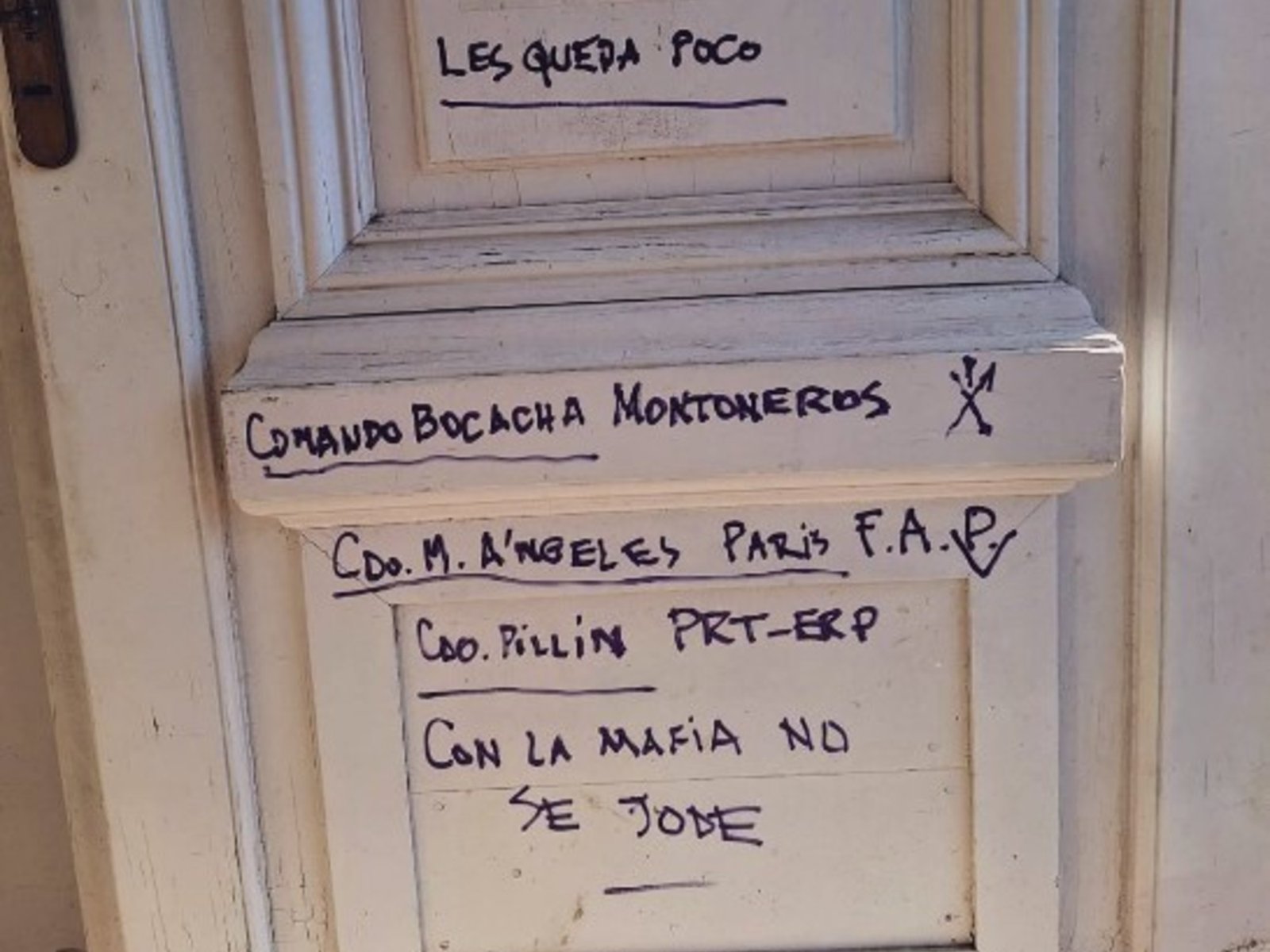 “Les queda poco, con la mafia no se jode”