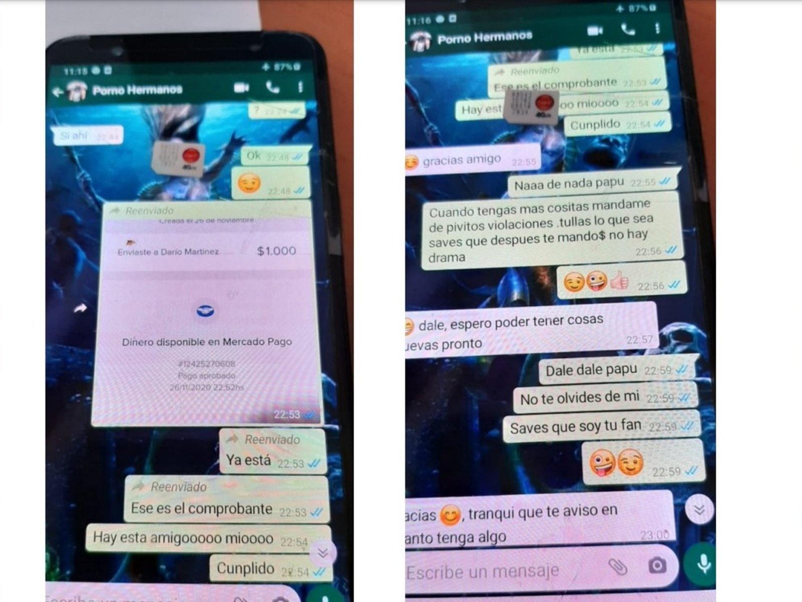 “Me consigue un nene de 6 pero pide mucha guita”