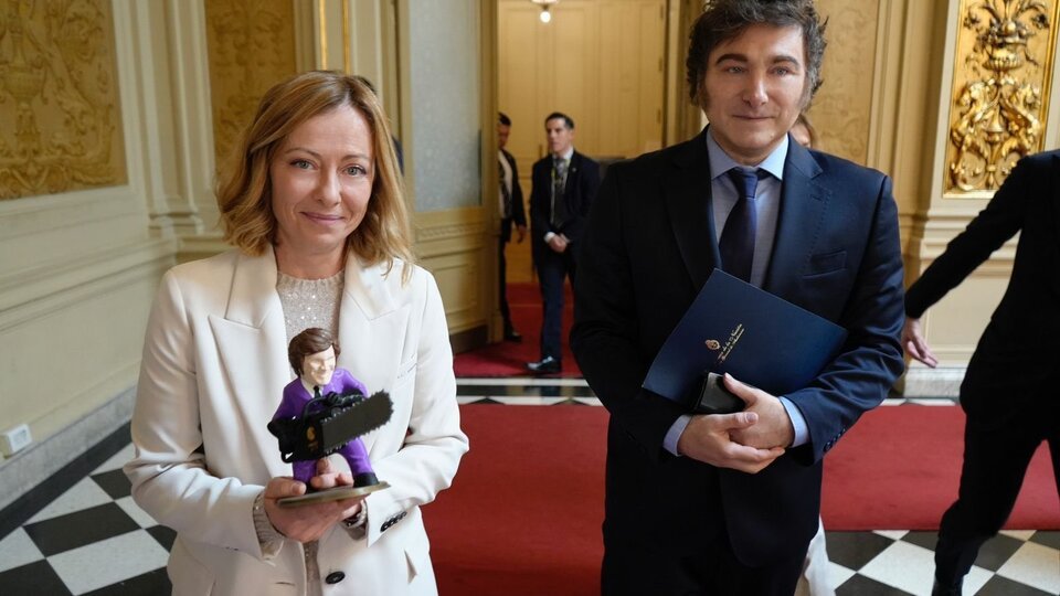 Milei, Meloni y el sueño de una “alianza de naciones” de ultraderecha | Reunión bilateral en Casa Rosada