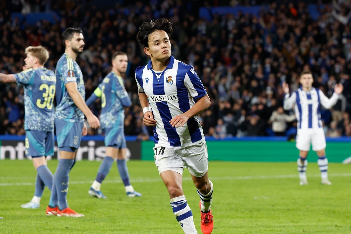 Take Kubo se inventa dos goles para superar al Ajax | Fútbol | Deportes