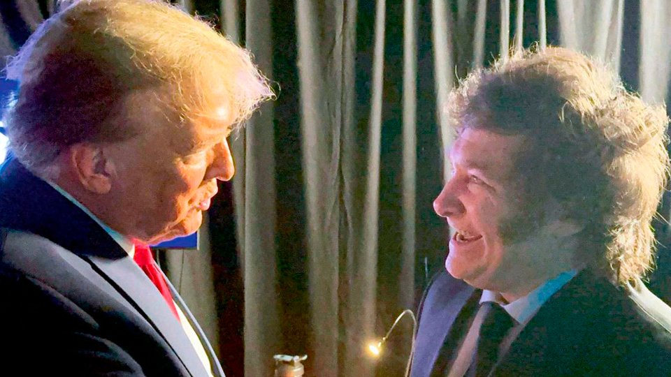 Trump y el Bebé Reno mileísta