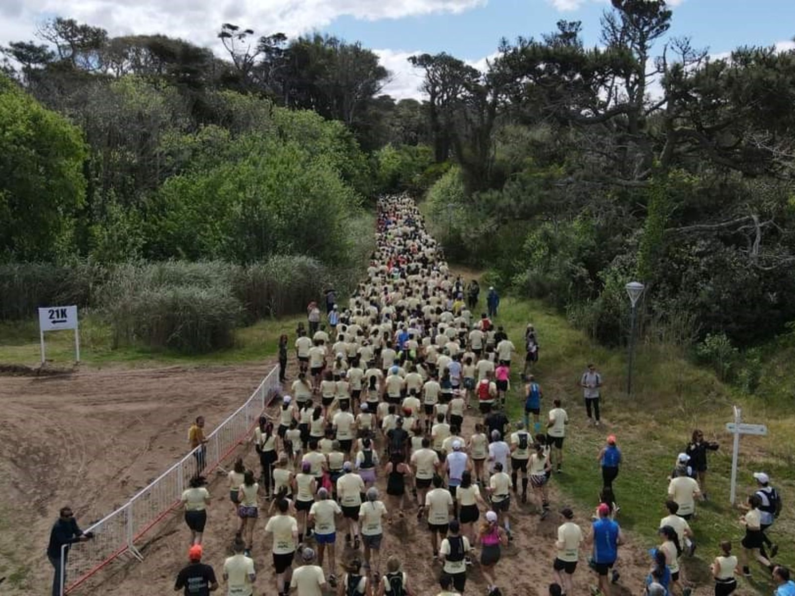 Una carrera por el bosque y entre los árboles, un clásico con el que Cariló anticipa la temporada de verano