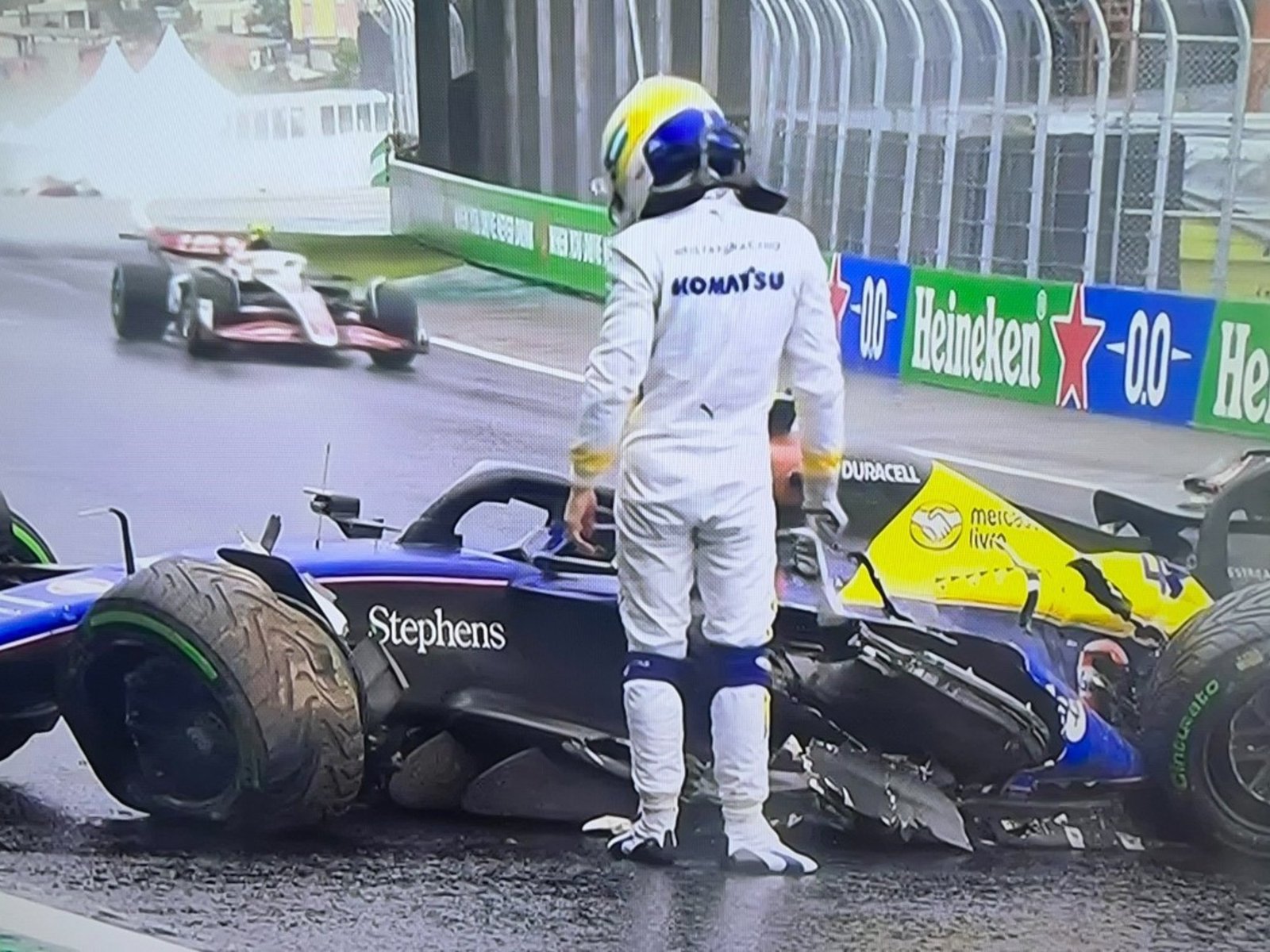 Williams mostró el ‘rompecabezas’ que debió armar para reconstruir el auto de Franco Colapinto tras el accidente en el Gran Premio de Brasil