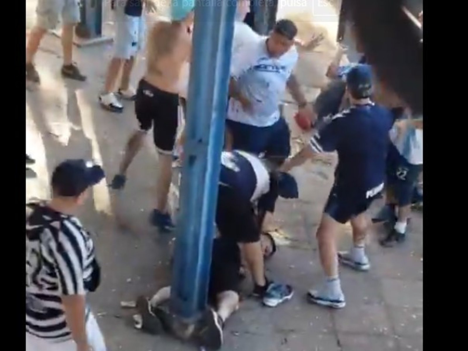 hubo heridos y uno de ellos convulsionó mientras se jugaba el partido contra Newell’s