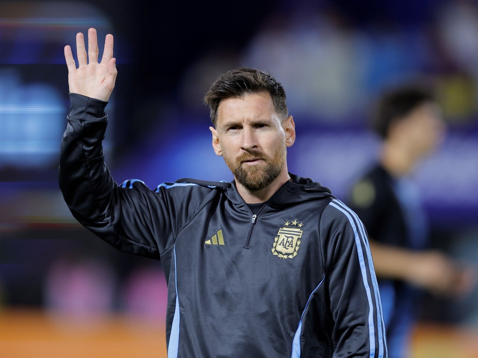 la sorpresa de un playero que se encontró con Messi y su foto se hizo viral