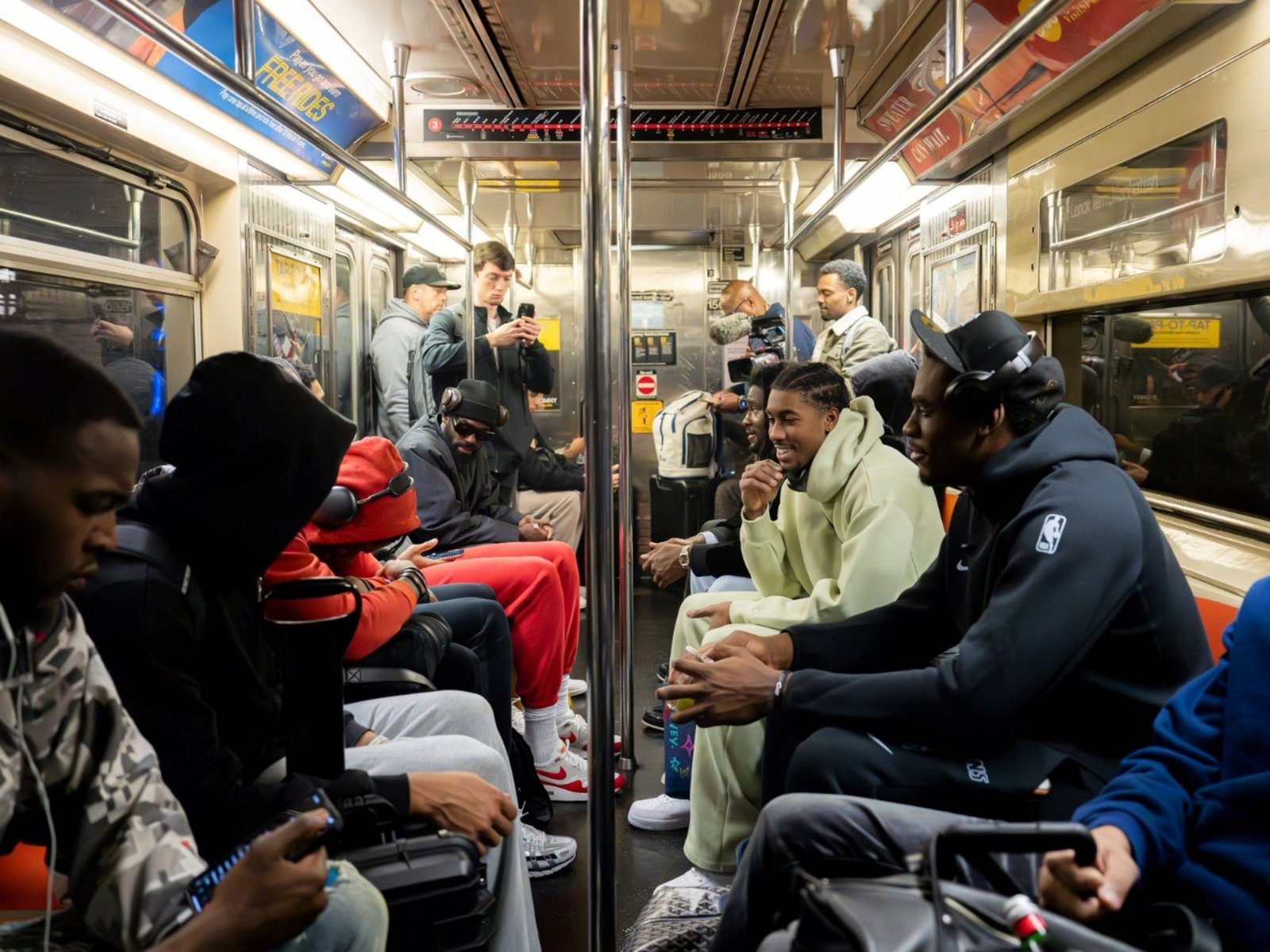 tuvieron que viajar en subte para llegar al partido ante Brooklyn