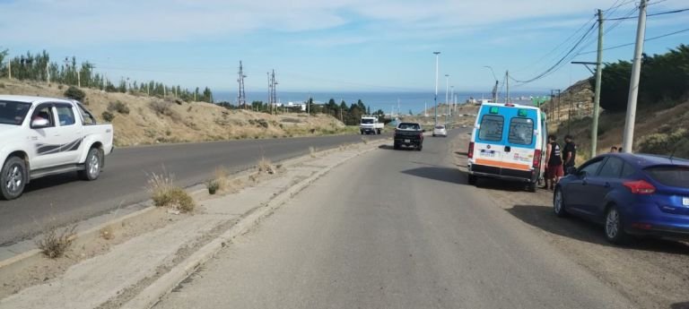 Ciclista accidentado en Cerro Tres Botellas