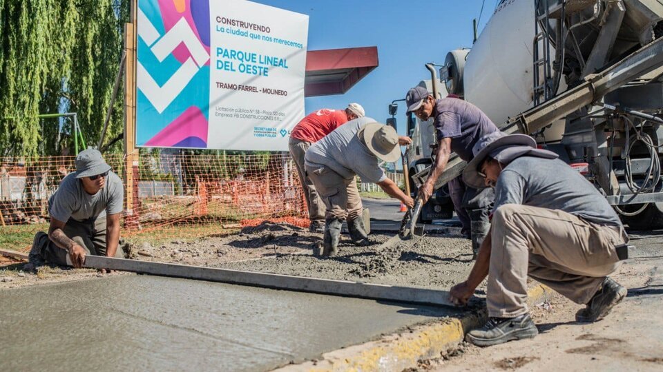 Distrito La Ribera: Lanús Gobierno avanza con las obras en el Parque Lineal del Oeste