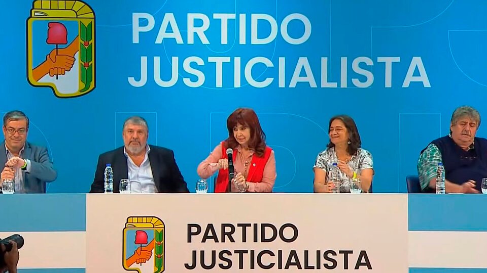 El discurso completo de Cristina Kirchner en su asunción como presidenta del Partido Justicialista