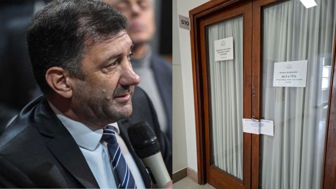 La Justicia ordenó la clausura del despacho de Edgardo Kueider en el Senado