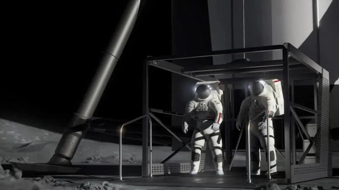 La NASA y SpaceX mostraron imágenes conceptuales de cómo será el aterrizaje en la Luna de la misión Artemis III