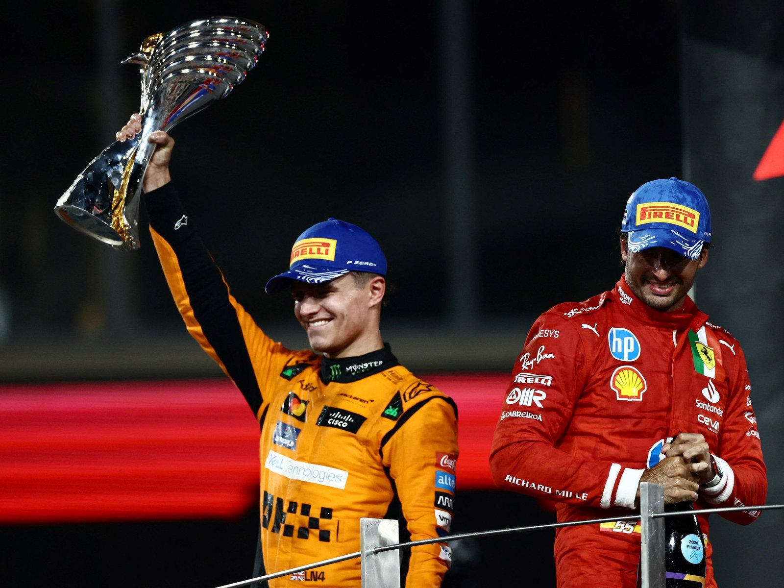 Lando Norris fue pura resistencia en Abu Dhabi y le ganó a Ferrari el título de constructores 2025