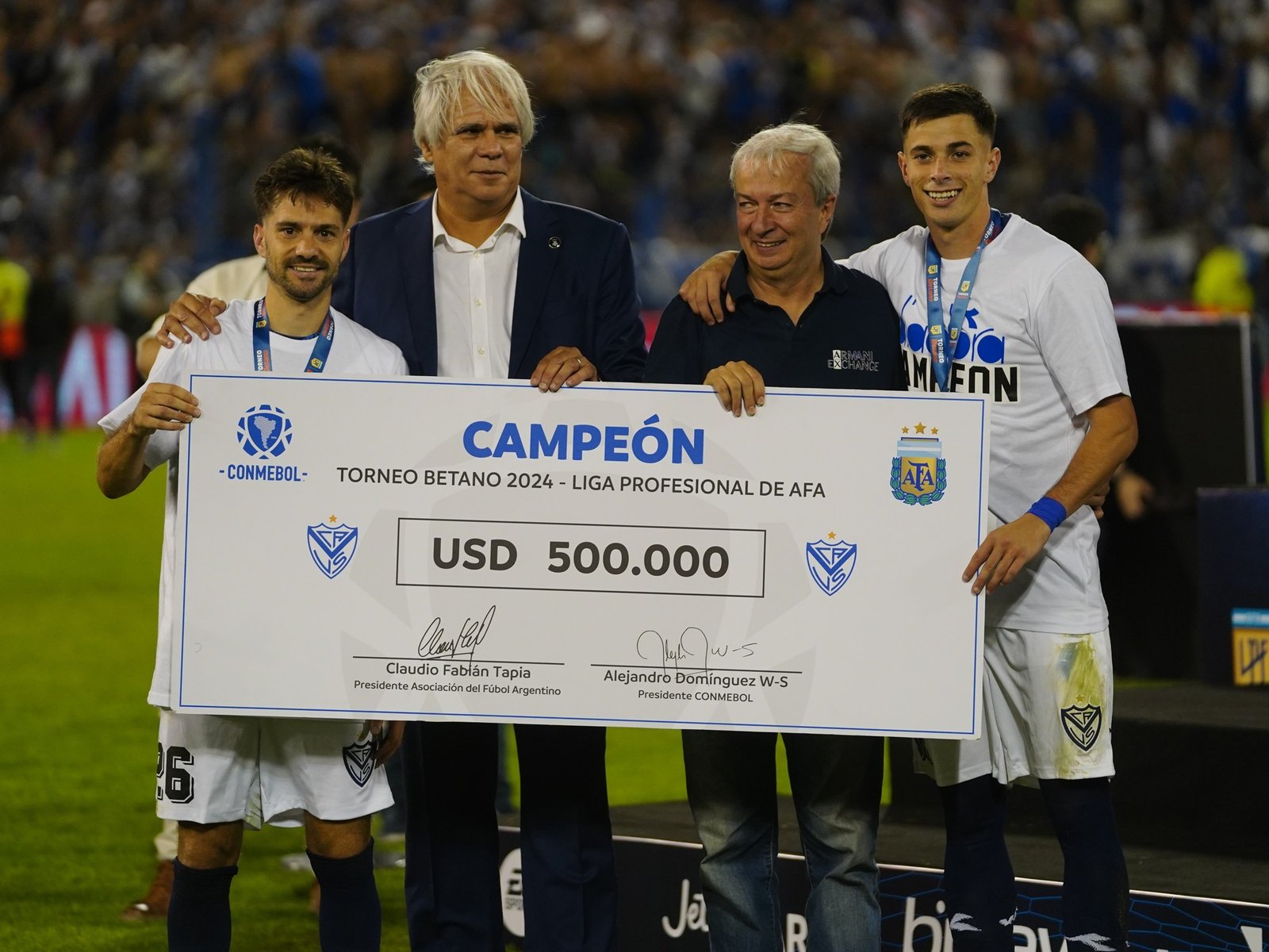 Pablo Toviggino, la mano derecha de Tapia, celebró la victoria de Vélez con un mensaje al presidente de Talleres, Andrés Fassi