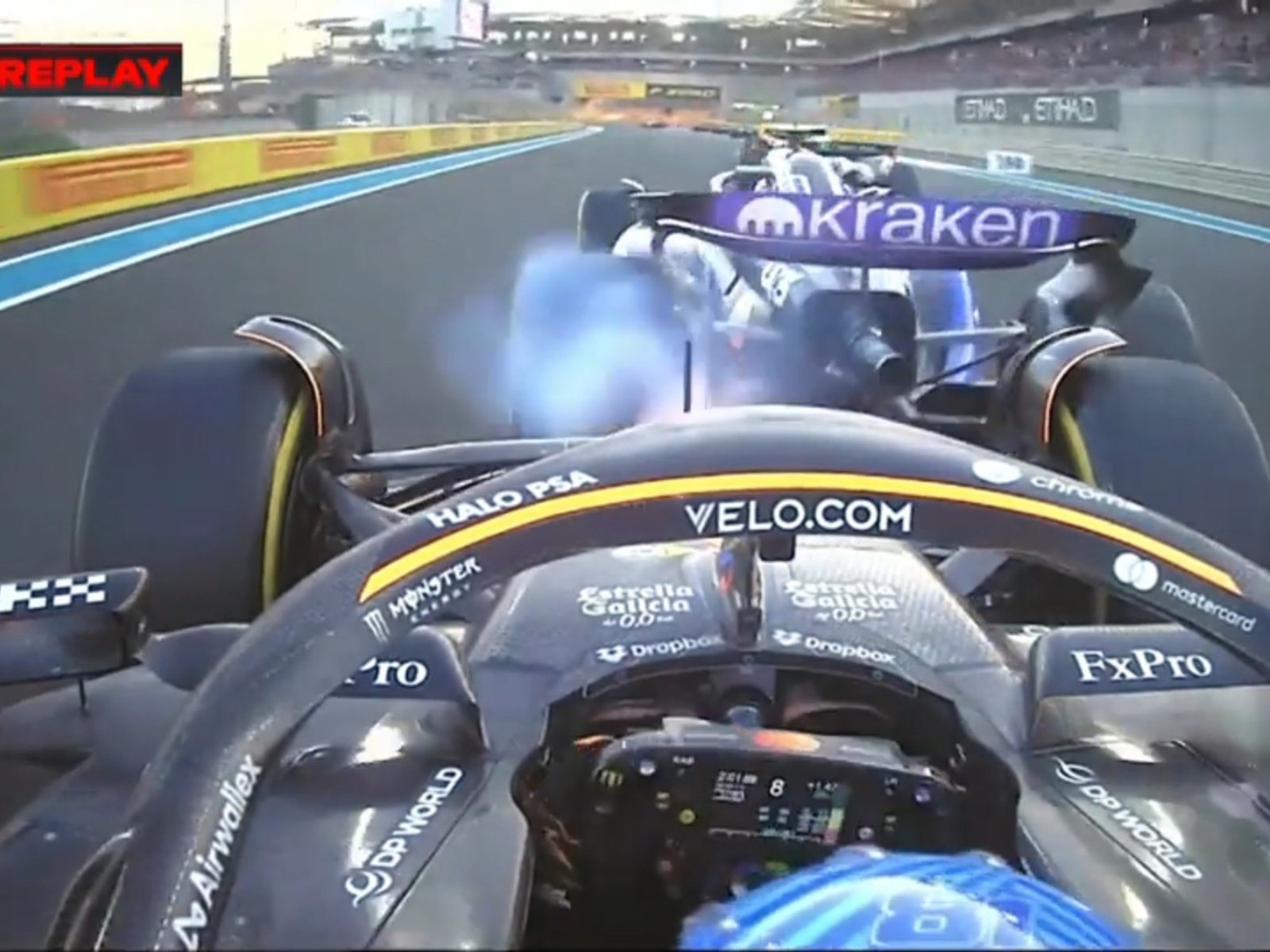 Qué dijo Piastri tras el choque con Colapinto que dejó al argentino afuera de su último Gran Premio de Fórmula 1