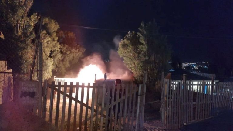Se incendió una precaria construcción en el barrio San Martín