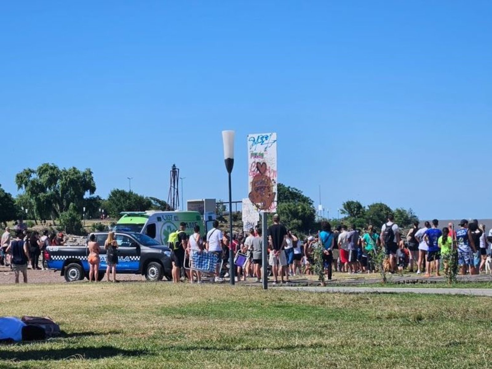 Un hombre se ahogó en la costa de Vicente López, al entrar a nadar al río en un lugar prohibido