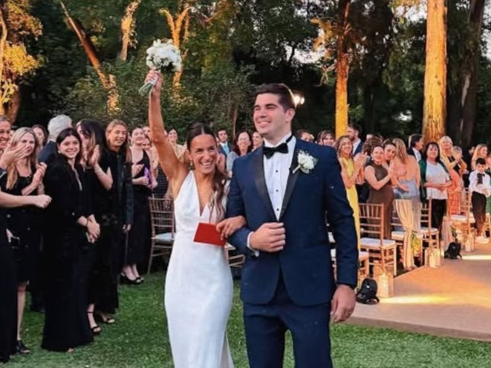 así fue la boda entre el ‘Gladiador’ Pablo Simonet y la ‘Leona’ Campoy