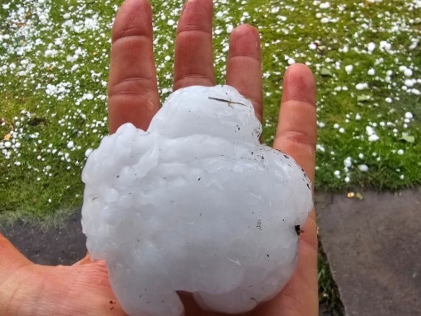 Brutal temporal de granizo en Mendoza, con pelotas de hielo, destrozos y pérdidas millonarias: “Nunca vimos nada igual”