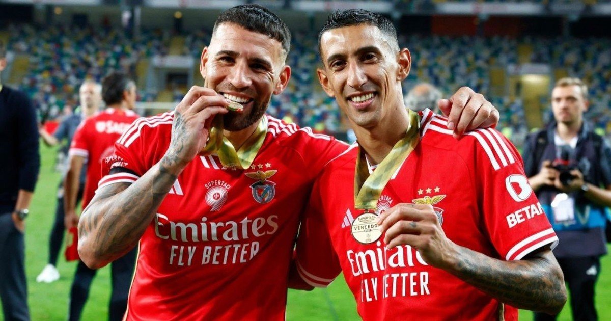 Di María y Otamendi, campeones en Portugal: todos sus títulos y a cuánto quedaron de Messi :: Olé