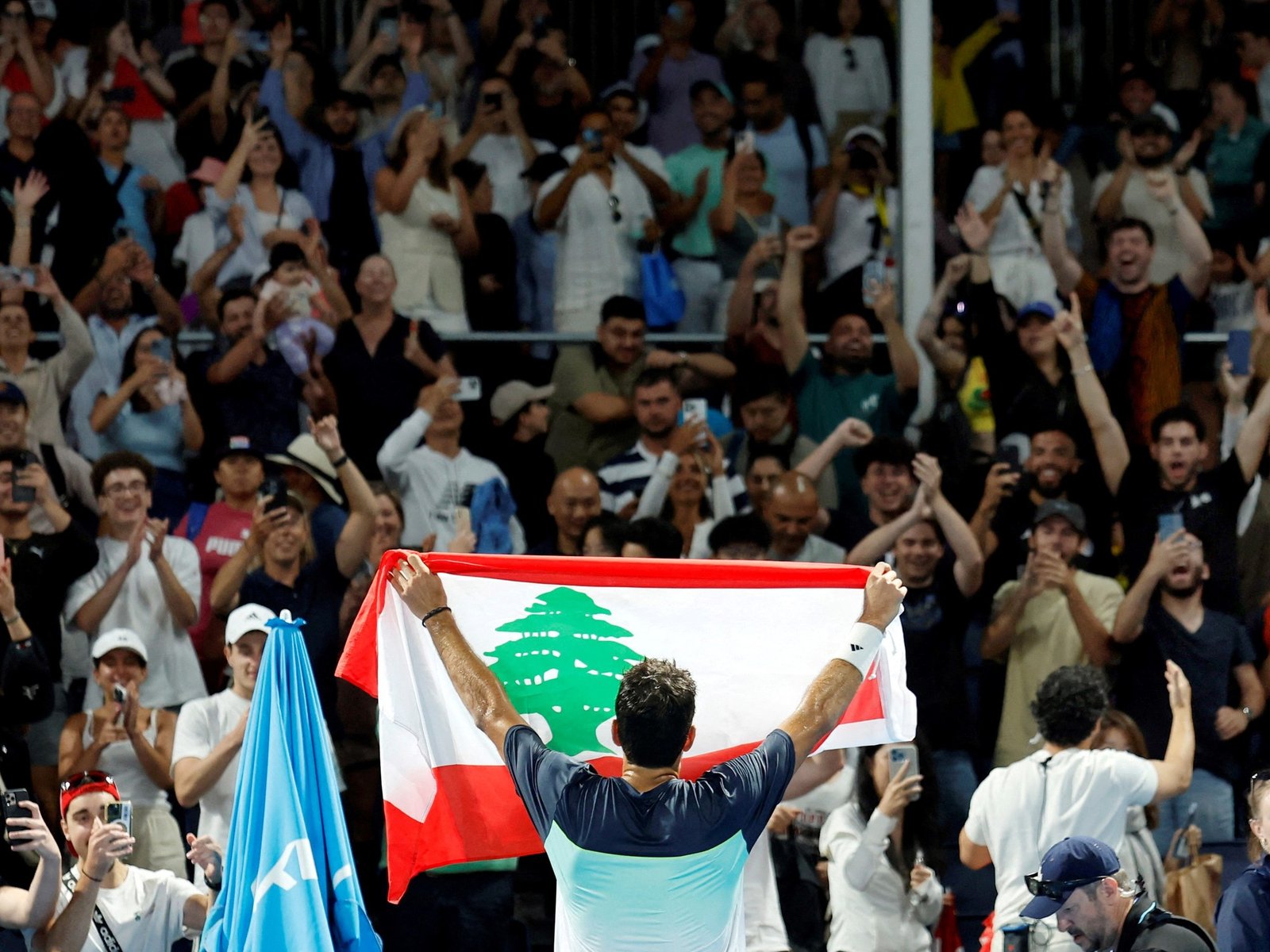 Hady Habib, el trotamundos libanés que ganó el primer partido de Grand Slam en la historia de su país y duplicó el dinero obtenido en toda su carrera