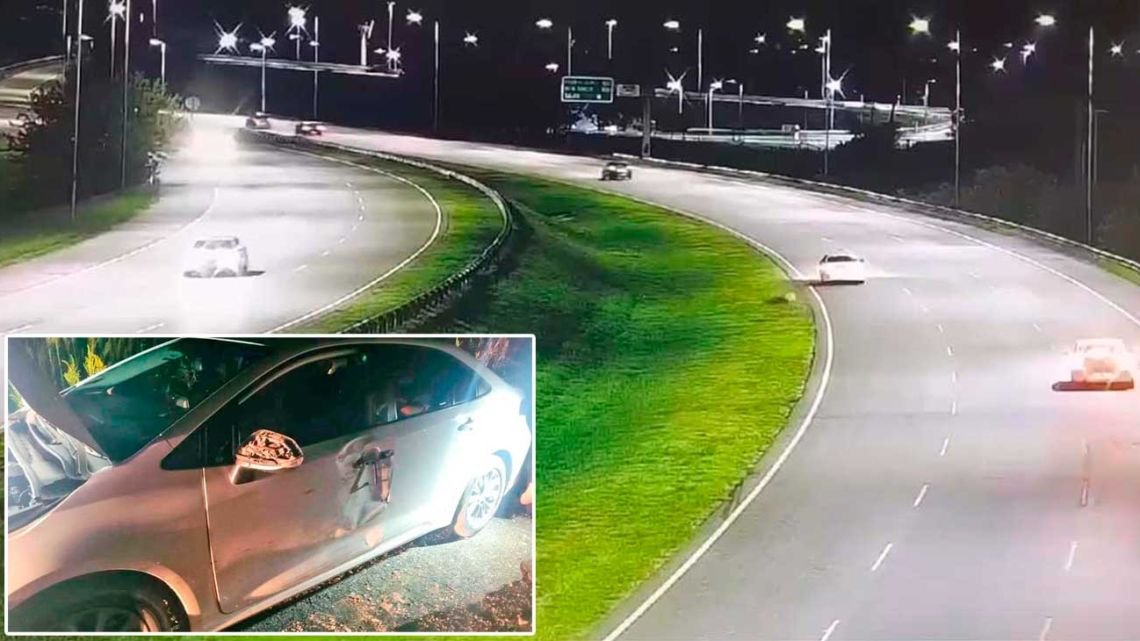 Huyó de un control vehicular en Córdoba y arrastró durante seis kilómetros a un policía